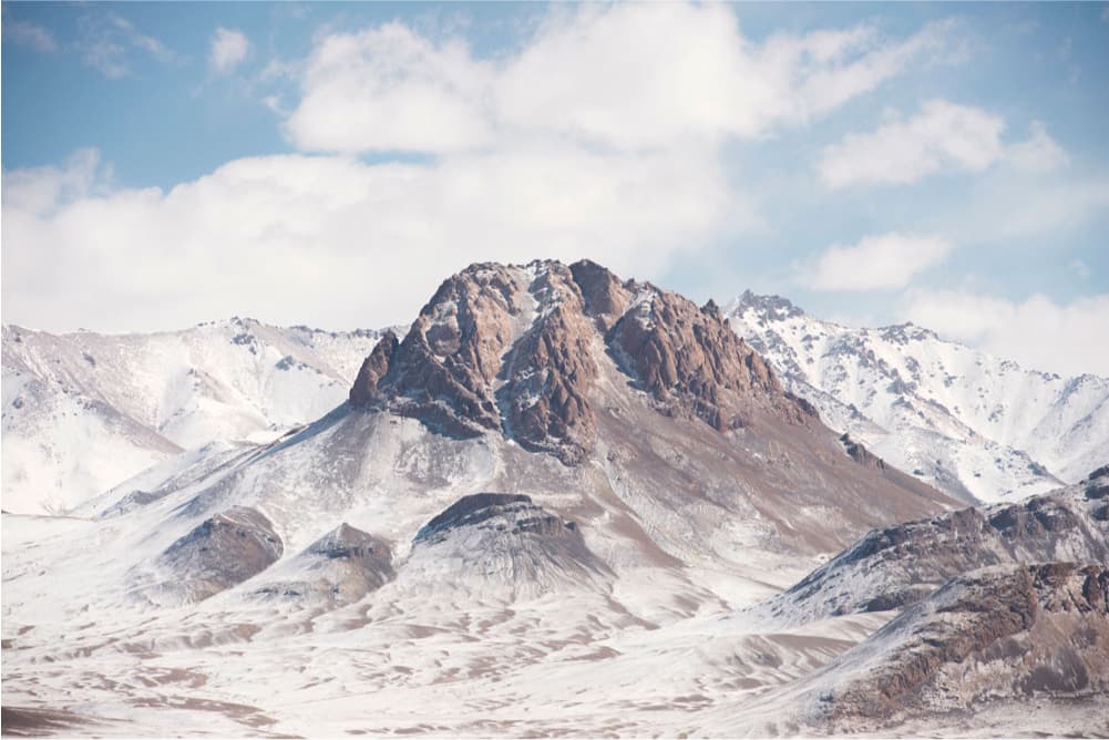 Landscape in the Pamir Mountains