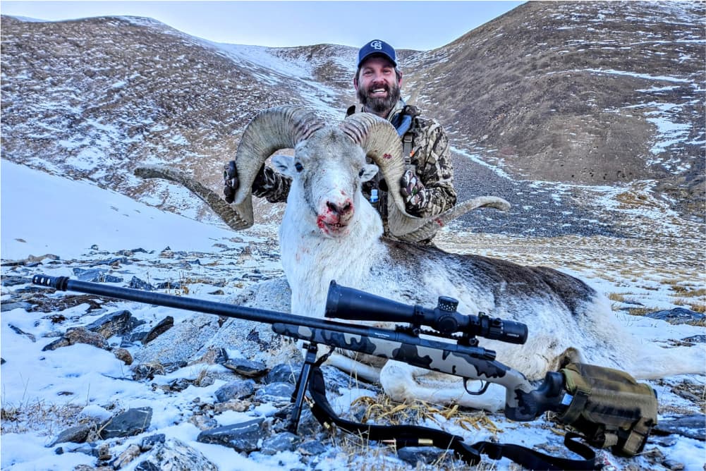 Marco Polo argali hunting trophy